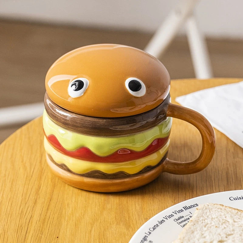Ceramic Cute Creative Hamburger Mug