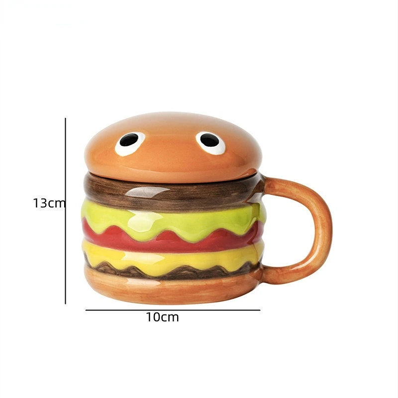 Ceramic Cute Creative Hamburger Mug